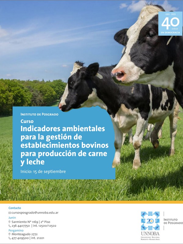 Curso sobre indicadores para la producción de carne y leche