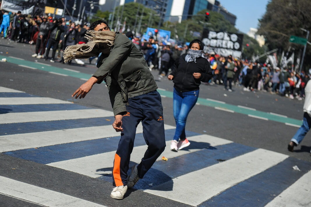 La marcha por la muerte de Facundo Molares terminó con incidentes
