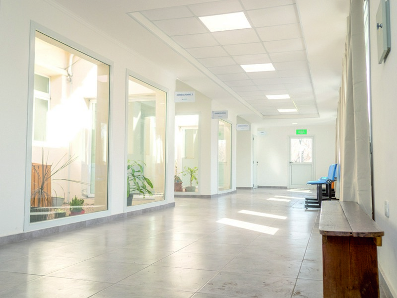 Obra para dotar con nuevo sistema de calefacción a la Unidad Sanitaria y al geriátrico de Pasteur
