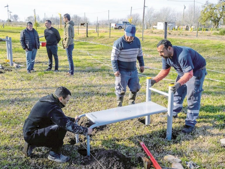 Saforcada: Construirán una estación saludable