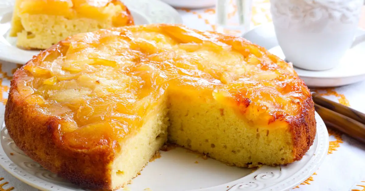 Torta invertida de manzana 22 cucharadas ¡Una locura de sabor!