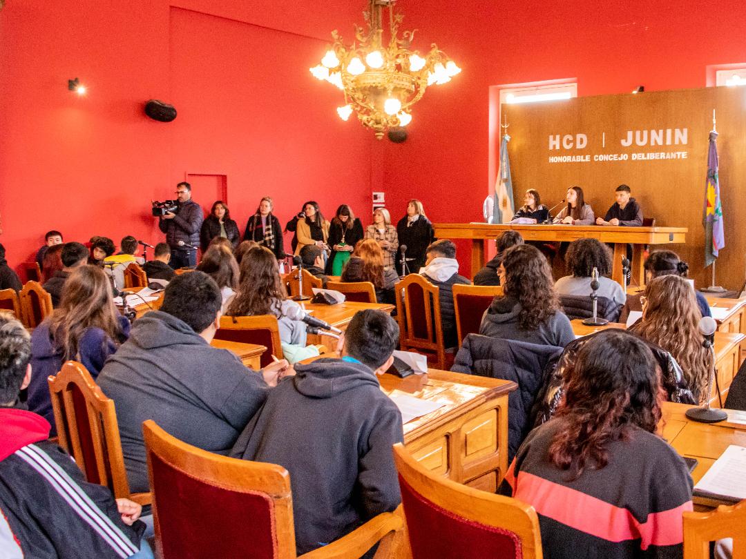 Se realizó la primera sesión del Concejo Deliberante Estudiantil