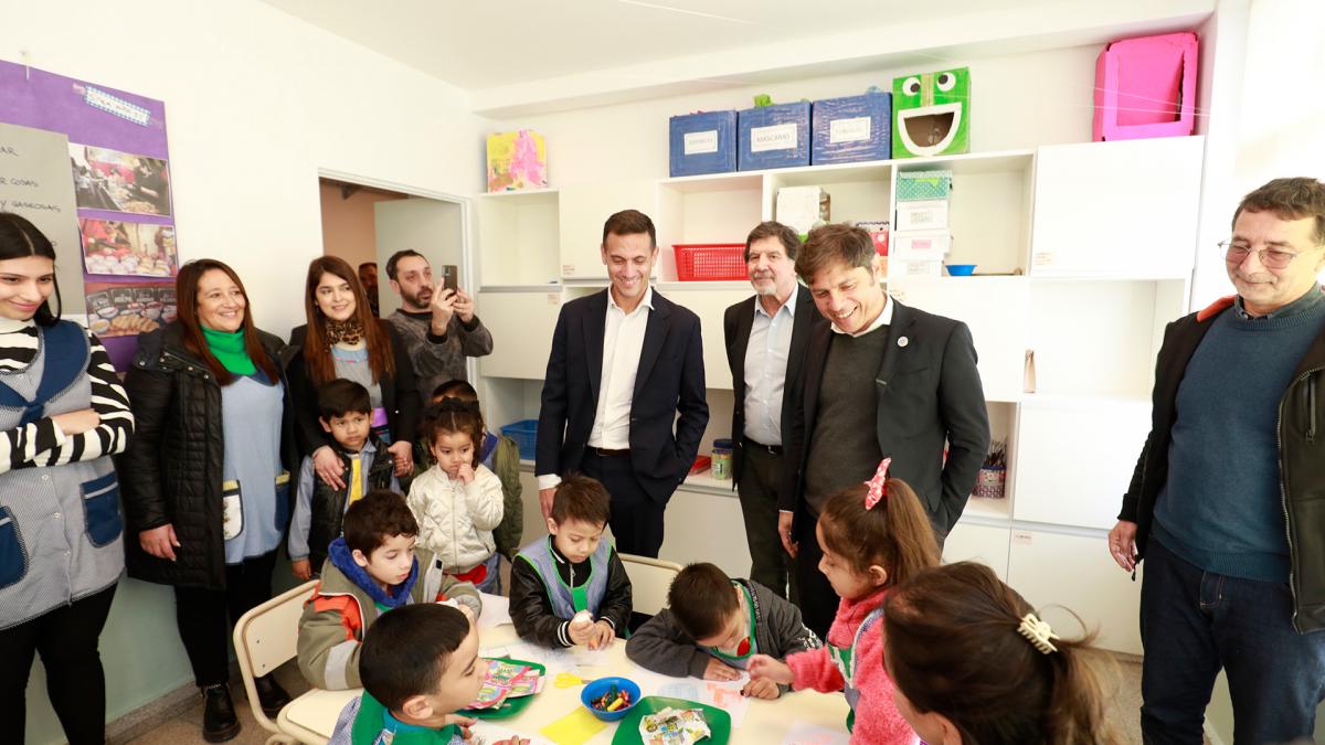 Kicillof completó 180 nuevos edificios educativos