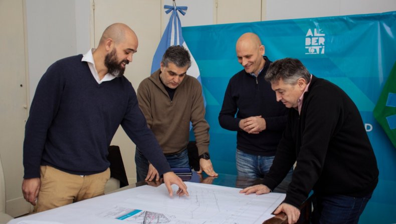 Recursos Hídricos repasó obras en ejecución en Alberti