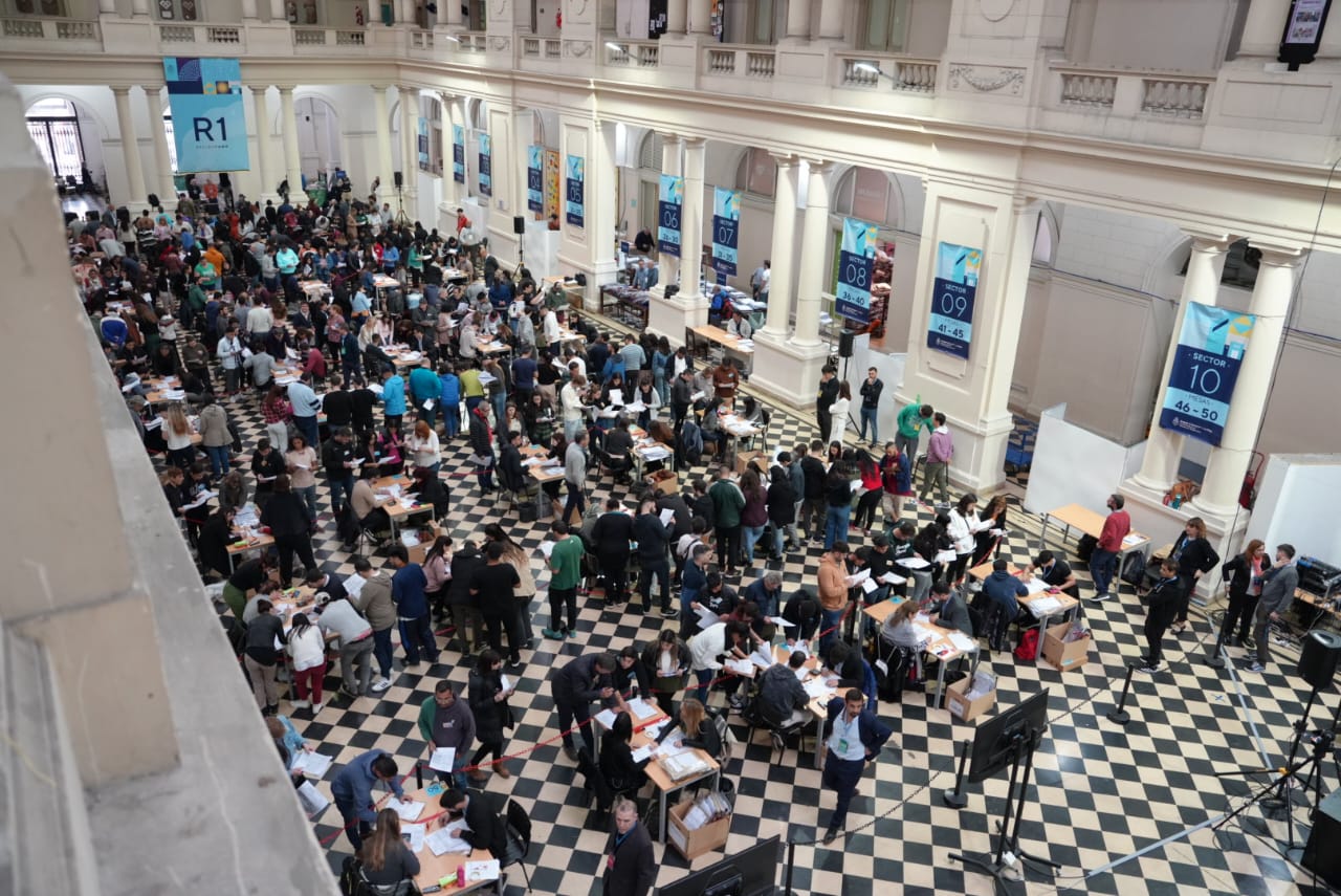 Números finales y escenario de 3