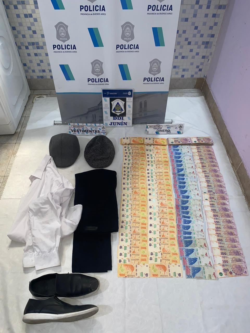 Un detenido y un prófugo por un importante robo en Junín