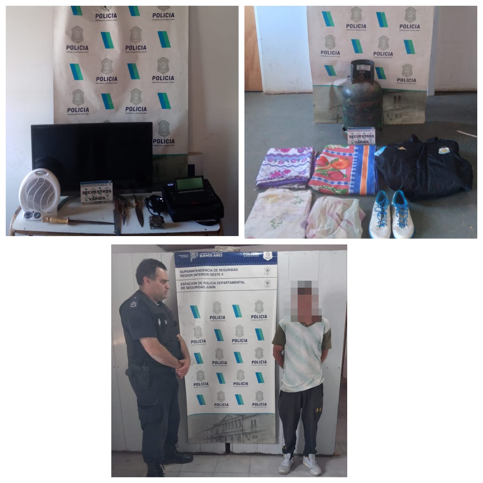 Esclarecen un robo y aprehenden a un hombre