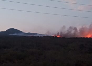 Fuego en Mendoza: Bomberos de Junín se dirigen al lugar de la emergencia