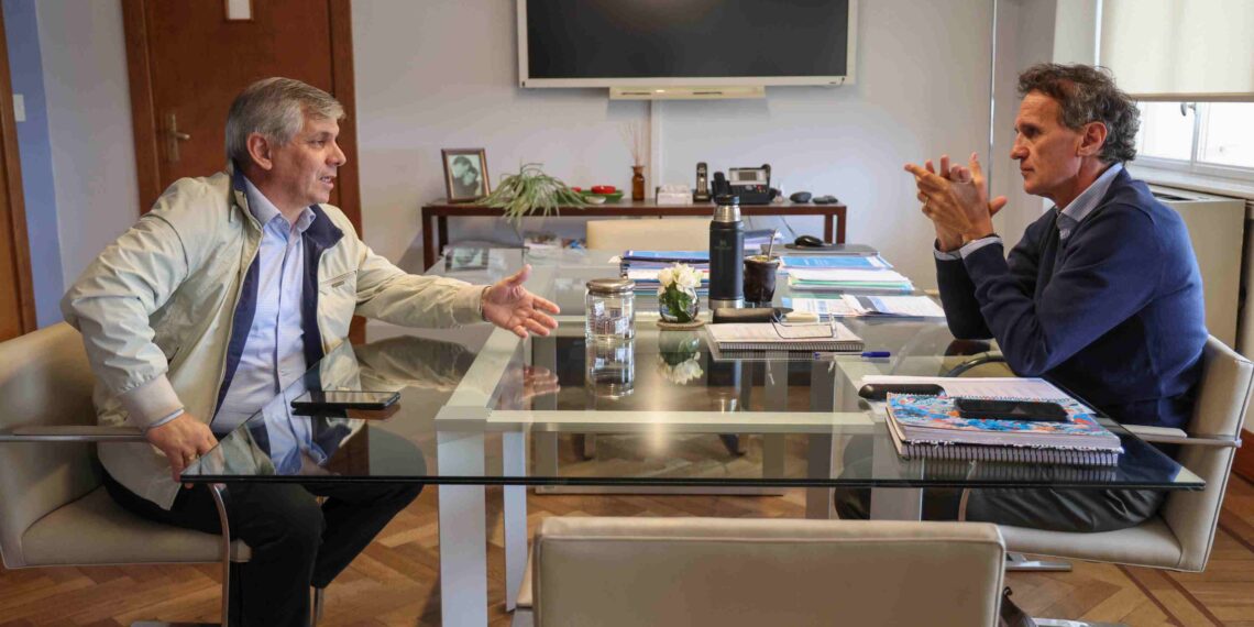 Britos se reunió con Katopodis por la finalización de obras en Chivilcoy