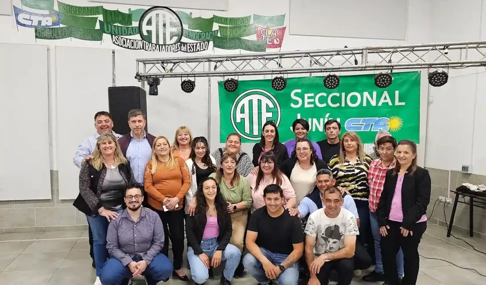 Asumió en Junín la nueva Comisión Directiva 2023-2027 de ATE