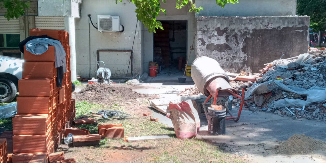 Avanza la obra de los nuevos consultorios de Fonoaudiología en el HIGA Junín