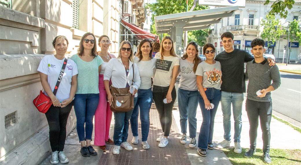 Actividad de visibilización por el Día Internacional de la No Violencia de Género
