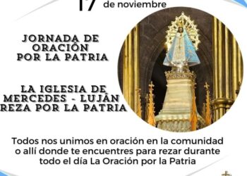 La Iglesia realiza una jornada de “oración por la Patria”
