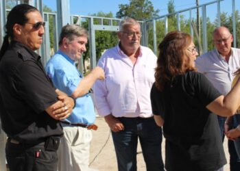 Sigue la construcción de las viviendas de Cáritas en Bragado
