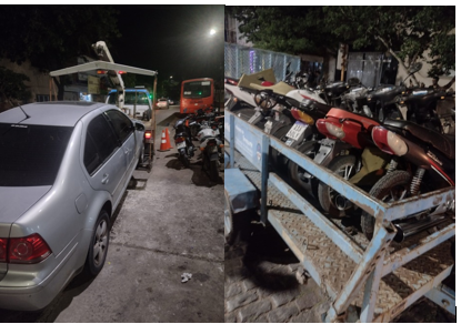 Operativos de tránsito en toda la ciudad