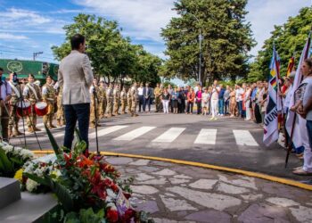 Acto oficial por el 196 aniversario de Junín