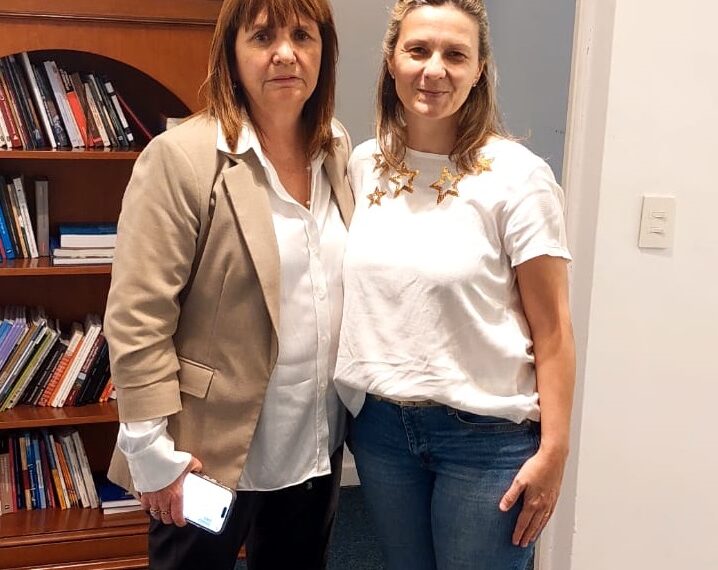 Bullrich recibió a la Intendente de 9 de Julio en el Ministerio de Seguridad