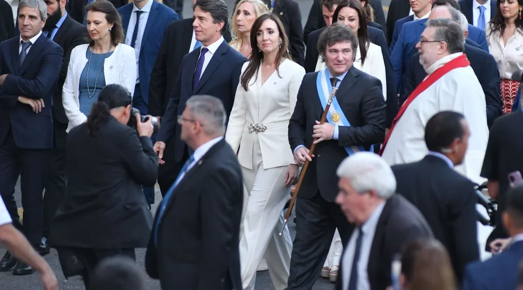 Milei asistió al Tedeum en la Catedral metropolitana