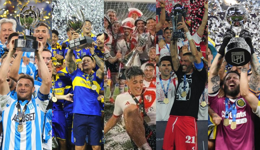Pentacampeones: el año que festejaron 5 equipos