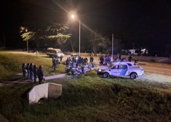 Picadas ilegales: Cinco sujetos fueron aprehendidos