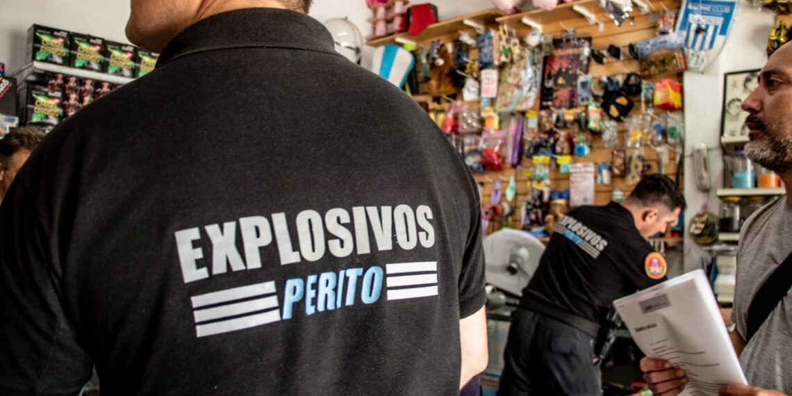 Controles en comercios que venden pirotecnia