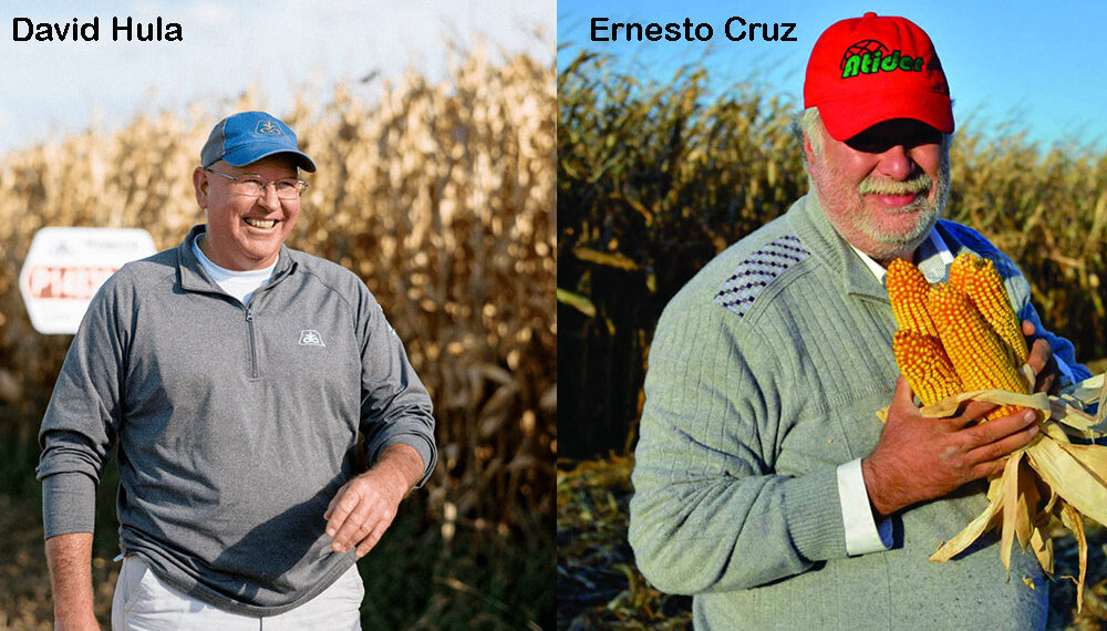 Quienes son los hombres récord mundial en rindes de maíz