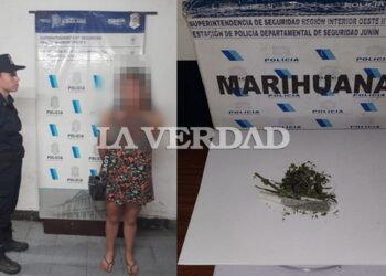 Marihuana secuestrada y aprehendidos
