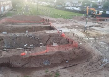Continuará la obra del paso bajo nivel de calle Rivadavia