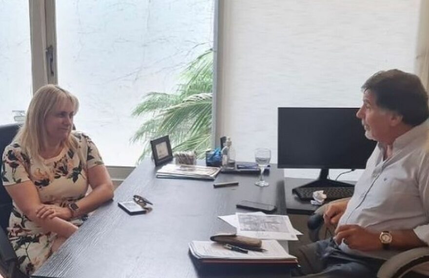 Revilla y Sileoni abordaron proyectos  educativos para General Arenales