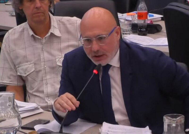 Bertamoni expuso en el Congreso  en  nombre de los abogados bonaerenses