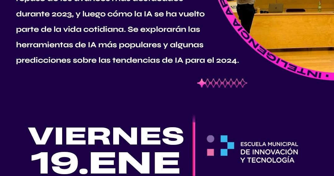 Charla sobre aplicación de la Inteligencia Artificial para mejorar la productividad