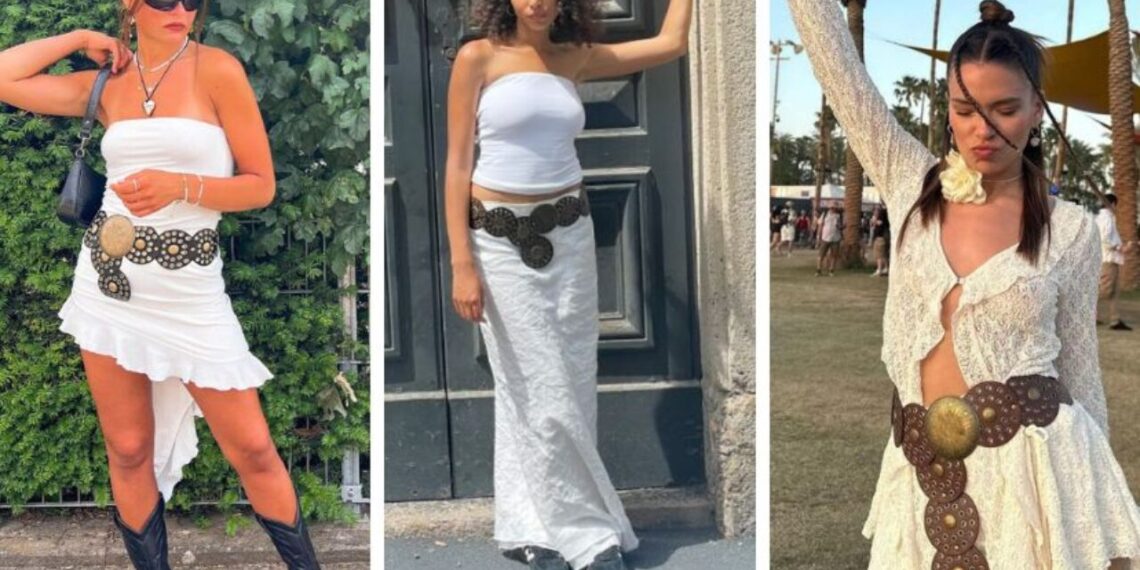Cómo son los cinturones boho, la tendencia con guiños a la moda de los 2000