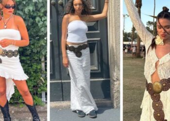 Cómo son los cinturones boho, la tendencia con guiños a la moda de los 2000
