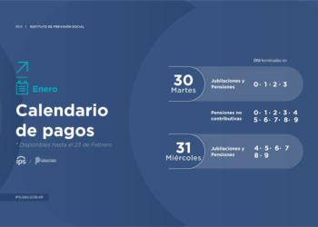 El IPS anunció un pago adicional el 6 de febrero