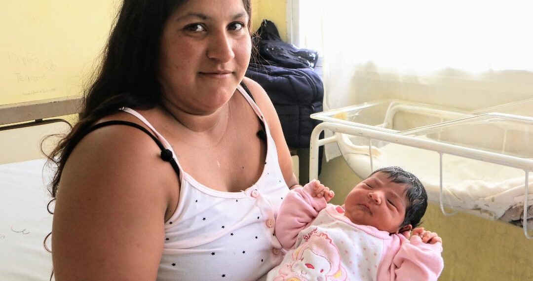 Camila es la primera bebé del año en Junín