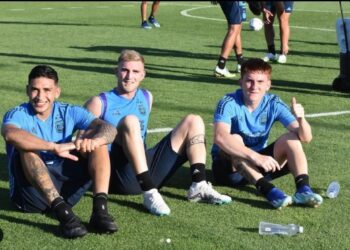 La Sub-23 jugó un amistoso y con un gol del juninense Valentini, superó a Argentinos
