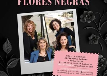 Concierto: «Flores Negras»  Cuatro voces en tango
