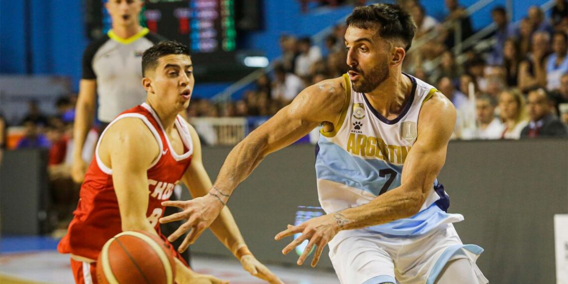 Argentina trabajó y venció a Chile en el inicio de las clasificatorias para la Americup