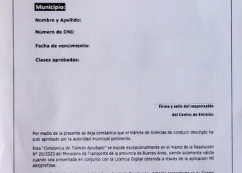 Licencia de conducir: faltan plásticos para imprimir carnets