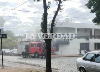 Incendio en una vivienda de Winter y Almafuerte