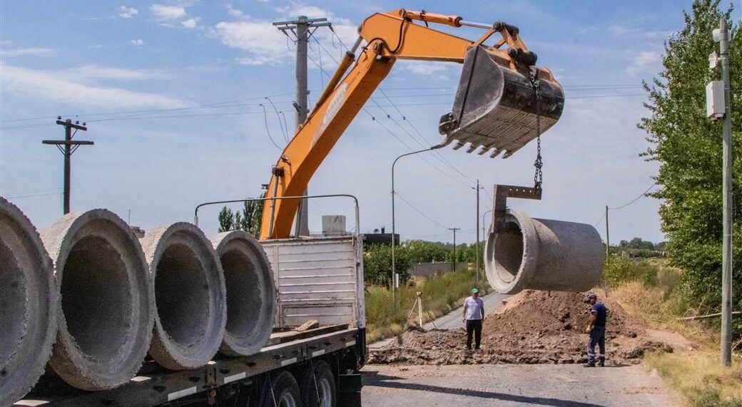 Realizan una obra hídrica que permitirá la expansión de la red de gas natural