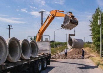 Realizan una obra hídrica que permitirá la expansión de la red de gas natural