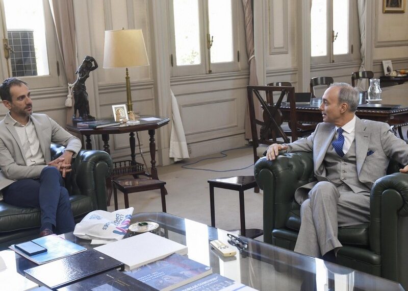El Intendente se reunió con el secretario  de Educación de Nación, Carlos Torrendel