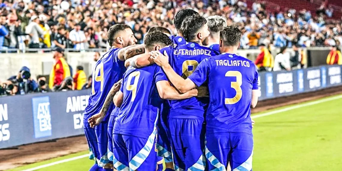 Argentina venció a Costa Rica y cerró con una sonrisa su gira por Estados Unidos