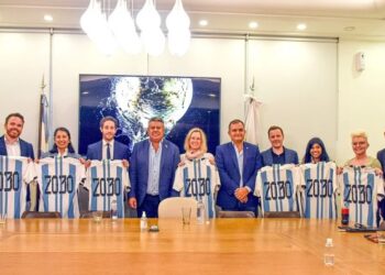 Una comitiva de la FIFA inspeccionó Argentina de cara al Mundial 2030