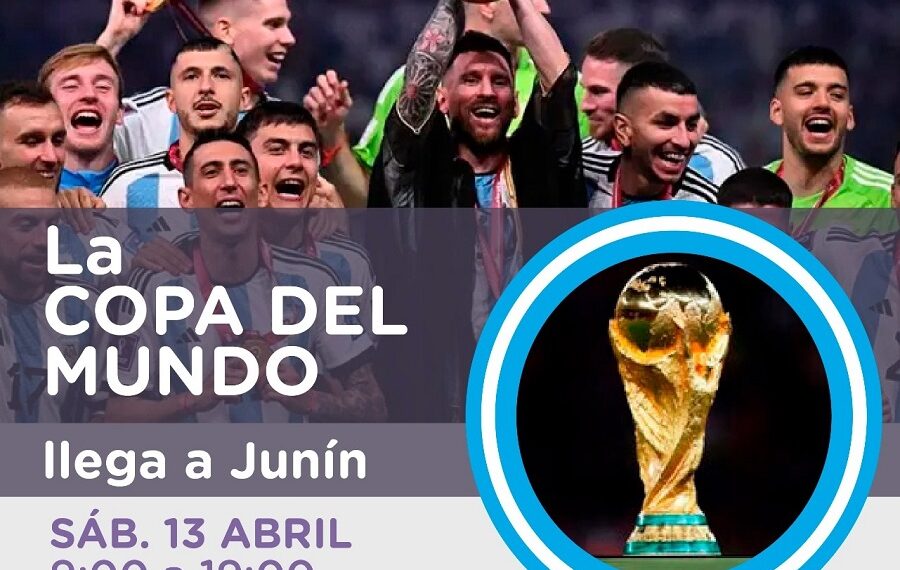 Invitan a la comunidad a participar de la llegada de la Copa del Mundo