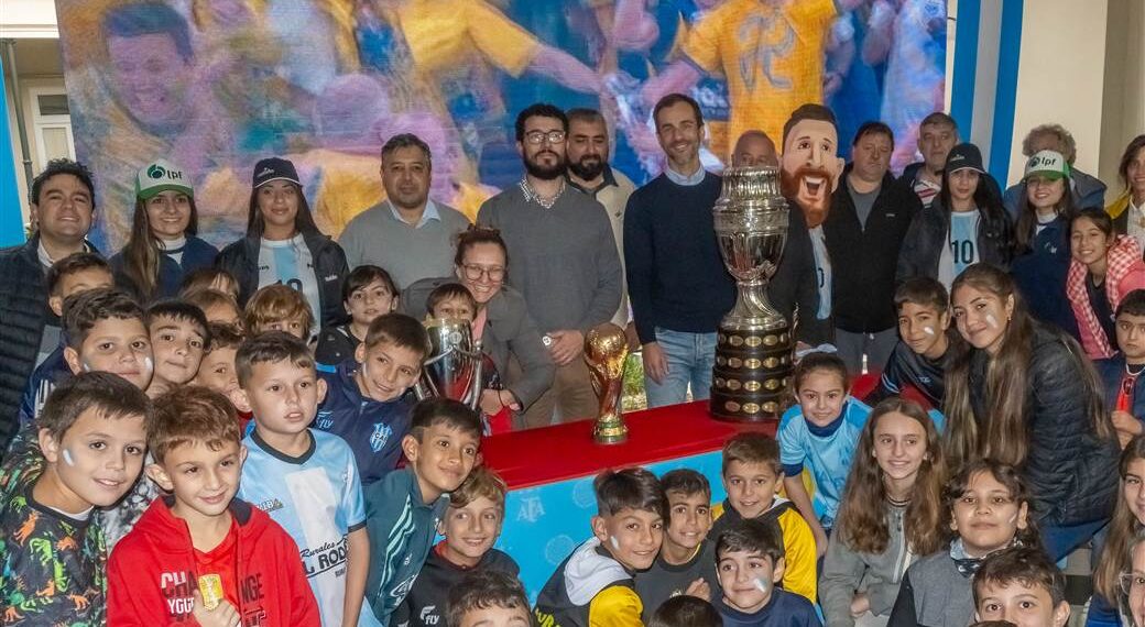 Los juninenses disfrutaron la llegada de la Copa del Mundo