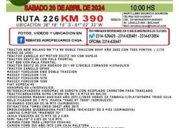 Bolívar será sede de un gran remate rural