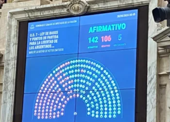 La Cámara de Diputados aprobó en general la ley de Bases de Milei