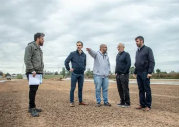 Avanza la obra de la playa de estacionamiento de camiones en la Z.A.L